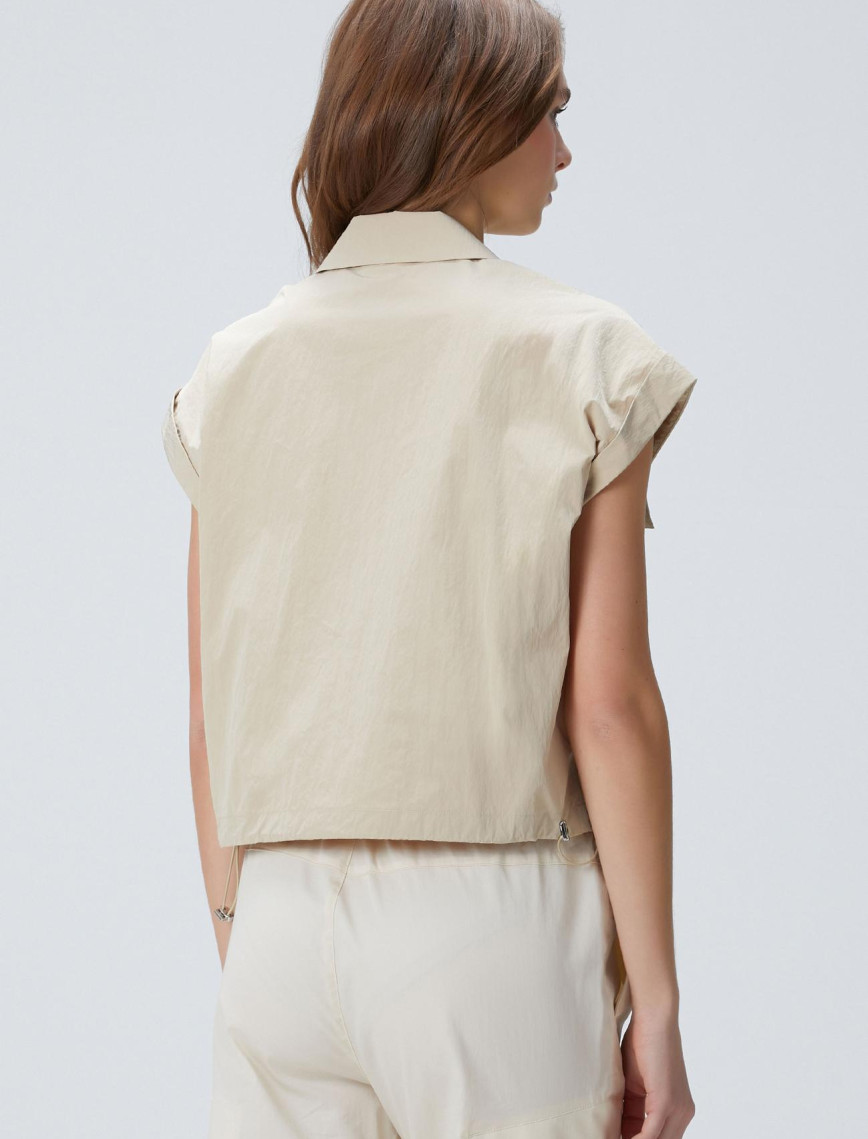 Network Kadın N-Tech Bej Gömlek Network Kadın N-Tech Bej Gömlek