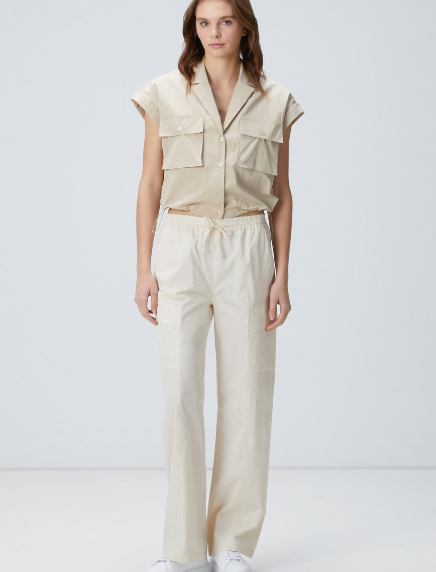 Network Kadın N-Tech Kırık Beyaz Pantolon Network Kadın N-Tech Kırık Beyaz Pantolon