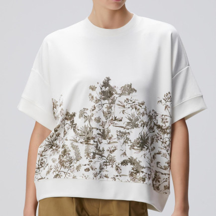 Network Kadın Kırık Beyaz Sweatshirt