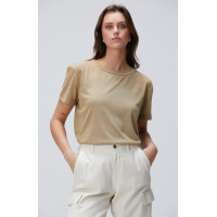 Network Kadın Açık Haki T-shirt Network Kadın Açık Haki T-shirt