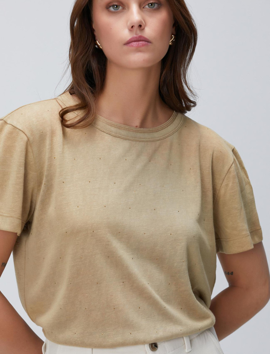 Network Kadın Açık Haki T-shirt Network Kadın Açık Haki T-shirt