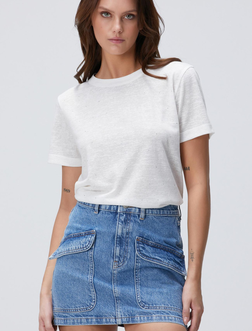 Network Kadın Açık Haki T-shirt Network Kadın Açık Haki T-shirt