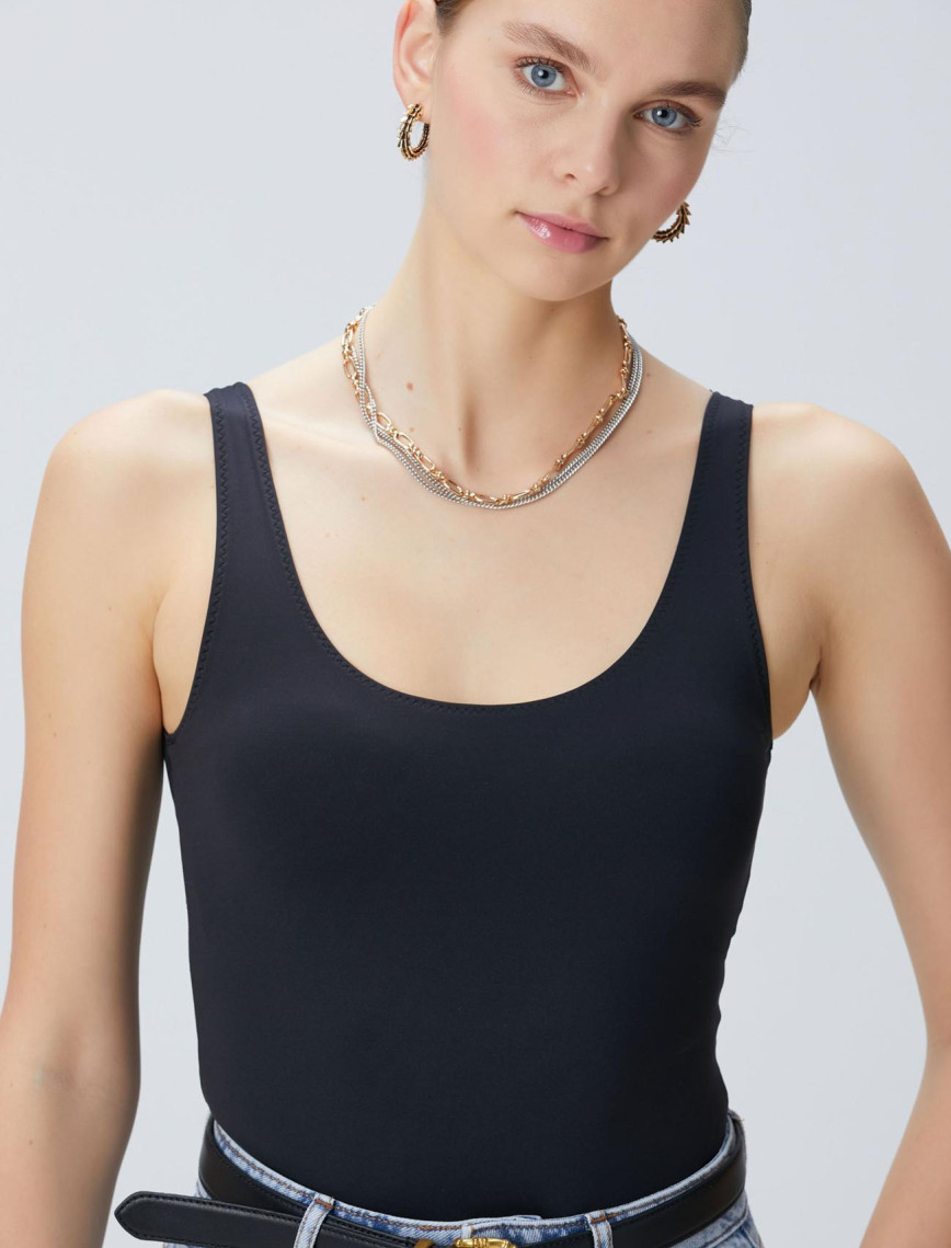 Network Kadın Beyaz Bodysuit T-shirt Network Kadın Beyaz Bodysuit T-shirt