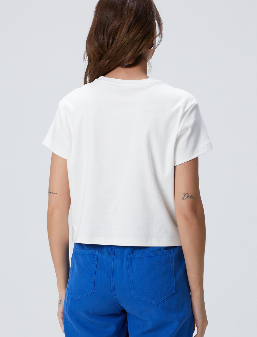 Network Kadın Kırık Beyaz T-shirt Network Kadın Kırık Beyaz T-shirt