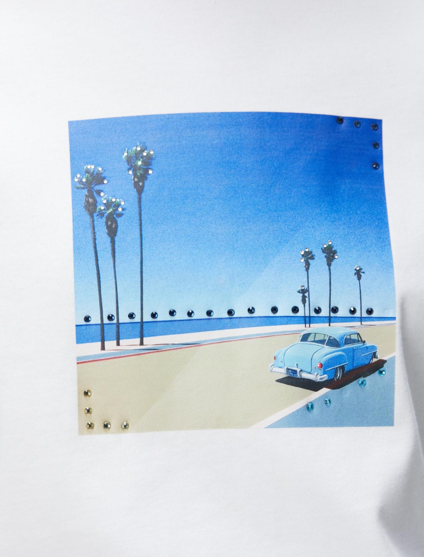 Network Kadın Kırık Beyaz T-shirt Network Kadın Kırık Beyaz T-shirt