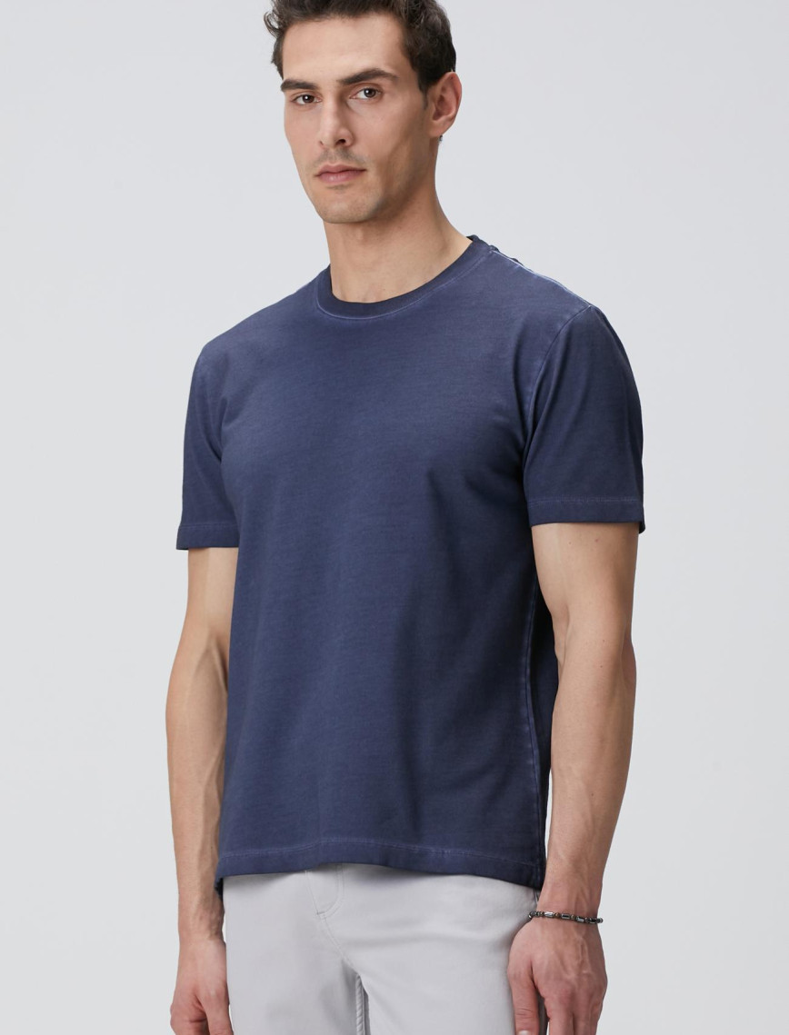 Network Erkek Indigo T-shirt Network Erkek Indigo T-shirt