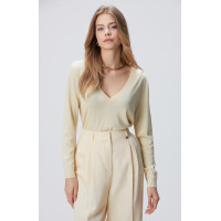 Network Kadın Vanilya Limited İpek Kazak Network Kadın Vanilya Limited İpek Kazak