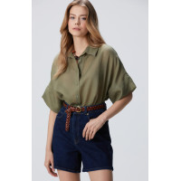 Network Kadın Haki Rami Gömlek Network Kadın Haki Rami Gömlek