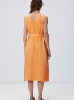 Network Kadın Turuncu Midi Elbise