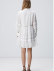 Network Kadın Beyaz Mini Elbise