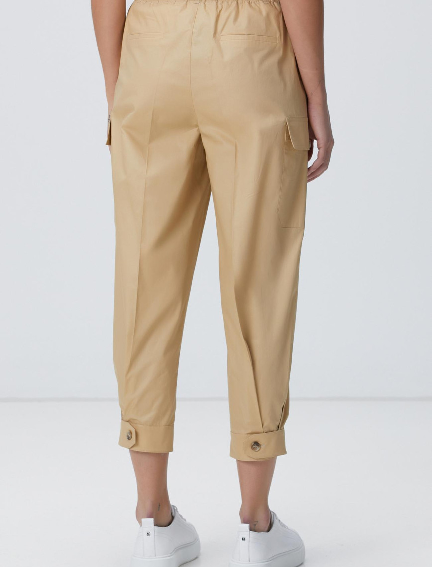 Network Kadın Bej Pantolon