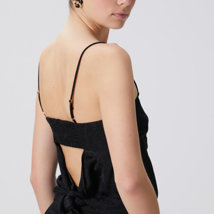 Network Kadın Siyah Crop Bluz Network Kadın Siyah Crop Bluz