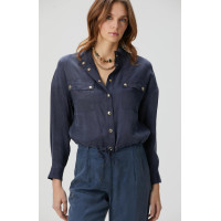 Network Kadın Lacivert Gömlek Network Kadın Lacivert Gömlek