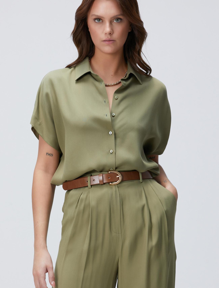 Network Kadın Haki Gömlek Network Kadın Haki Gömlek