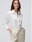 Network Kadın Limited Kırık Beyaz İpek Twill Gömlek Network Kadın Limited Kırık Beyaz İpek Twill Gömlek