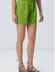Network Kadın Fıstık Yeşili Keten Karışımlı Şort Network Kadın Fıstık Yeşili Keten Karışımlı Şort