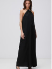 Network Kadın Siyah Maxi Abiye Elbise