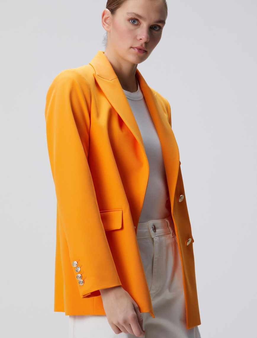 Network Kadın Turuncu Blazer Ceket Network Kadın Turuncu Blazer Ceket
