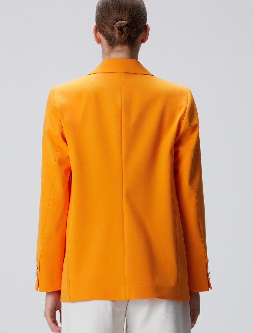 Network Kadın Turuncu Blazer Ceket Network Kadın Turuncu Blazer Ceket