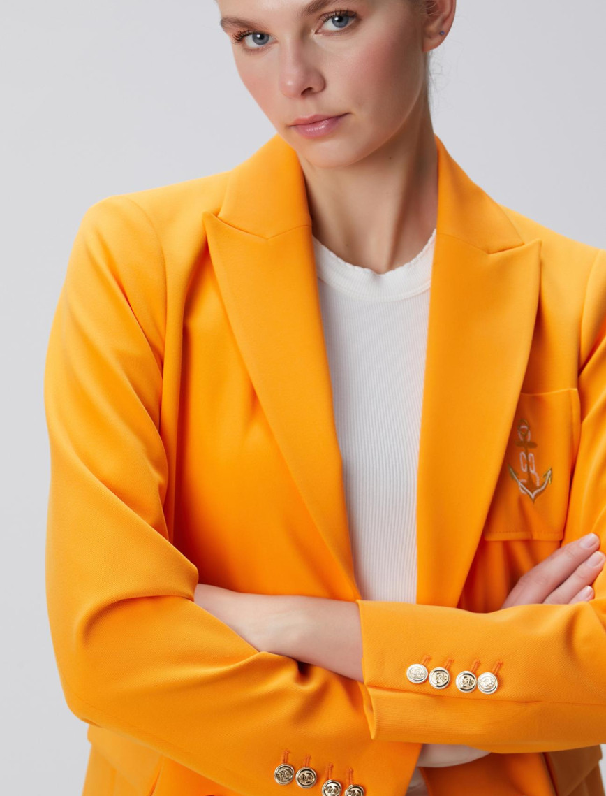 Network Kadın Turuncu Blazer Ceket Network Kadın Turuncu Blazer Ceket