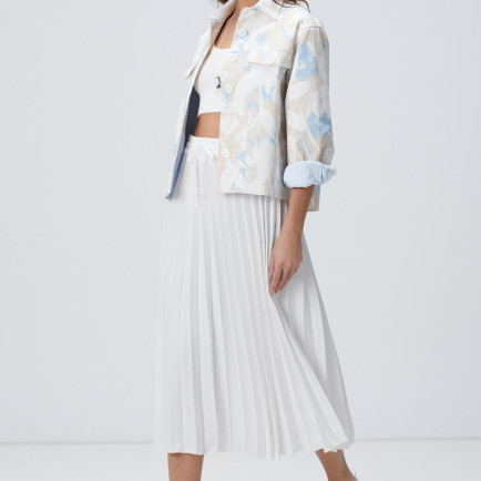 Network Kadın Kırık Beyaz Midi Etek Network Kadın Kırık Beyaz Midi Etek