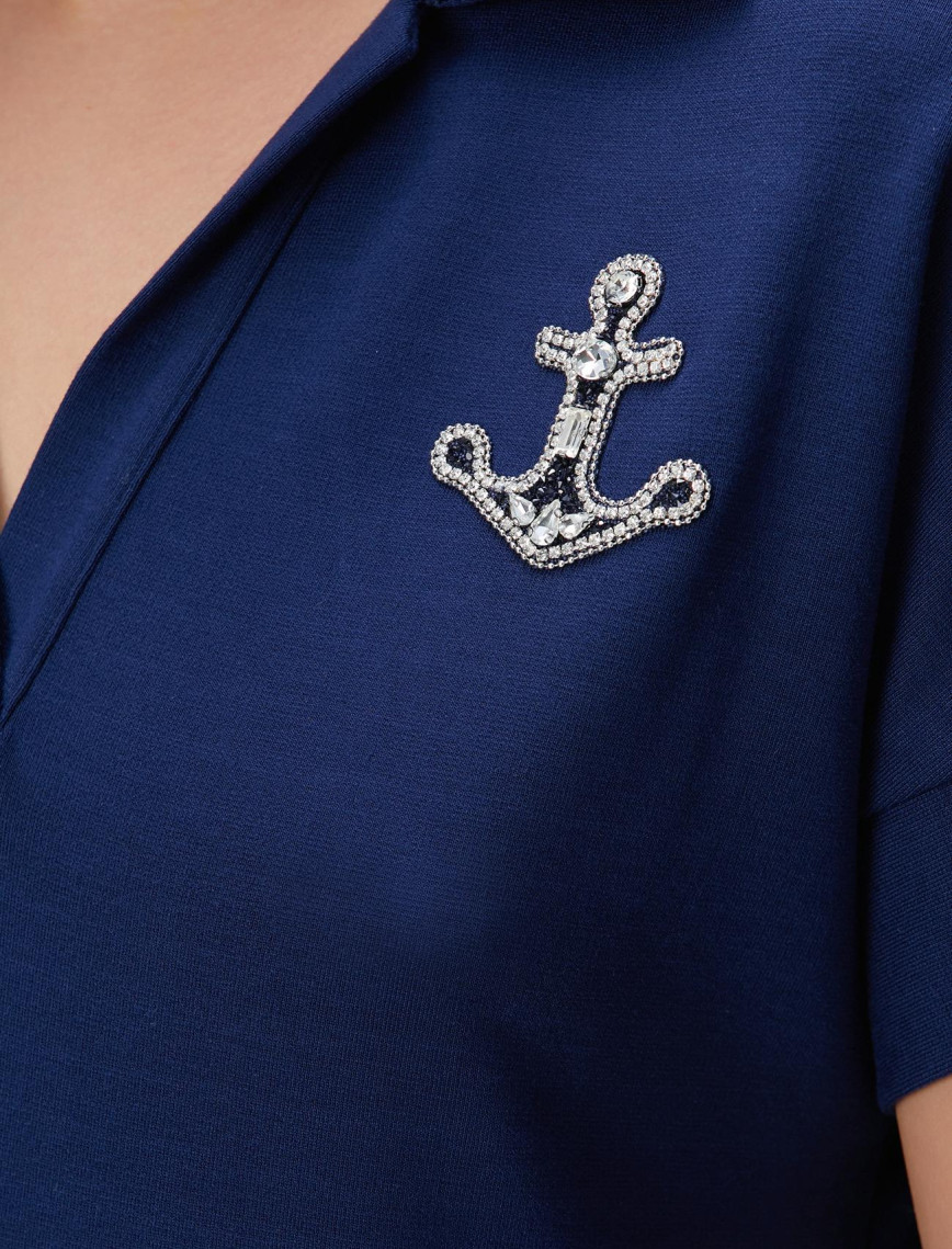 Network Kadın Lacivert Mini Elbise