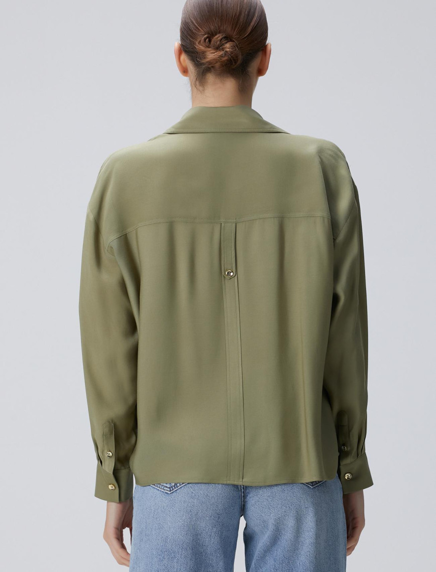 Network Kadın Haki Gömlek Network Kadın Haki Gömlek