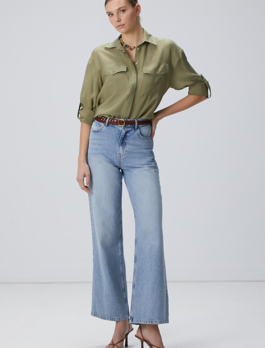 Network Kadın Haki Gömlek Network Kadın Haki Gömlek