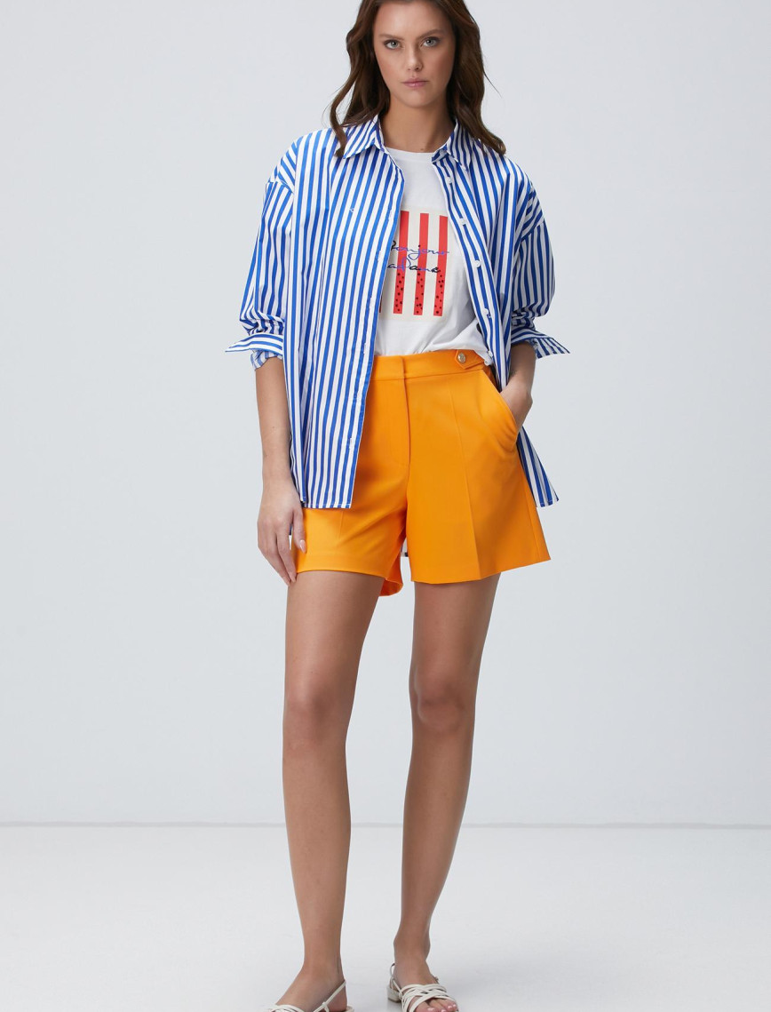 Network Kadın Turuncu Şort Network Kadın Turuncu Şort