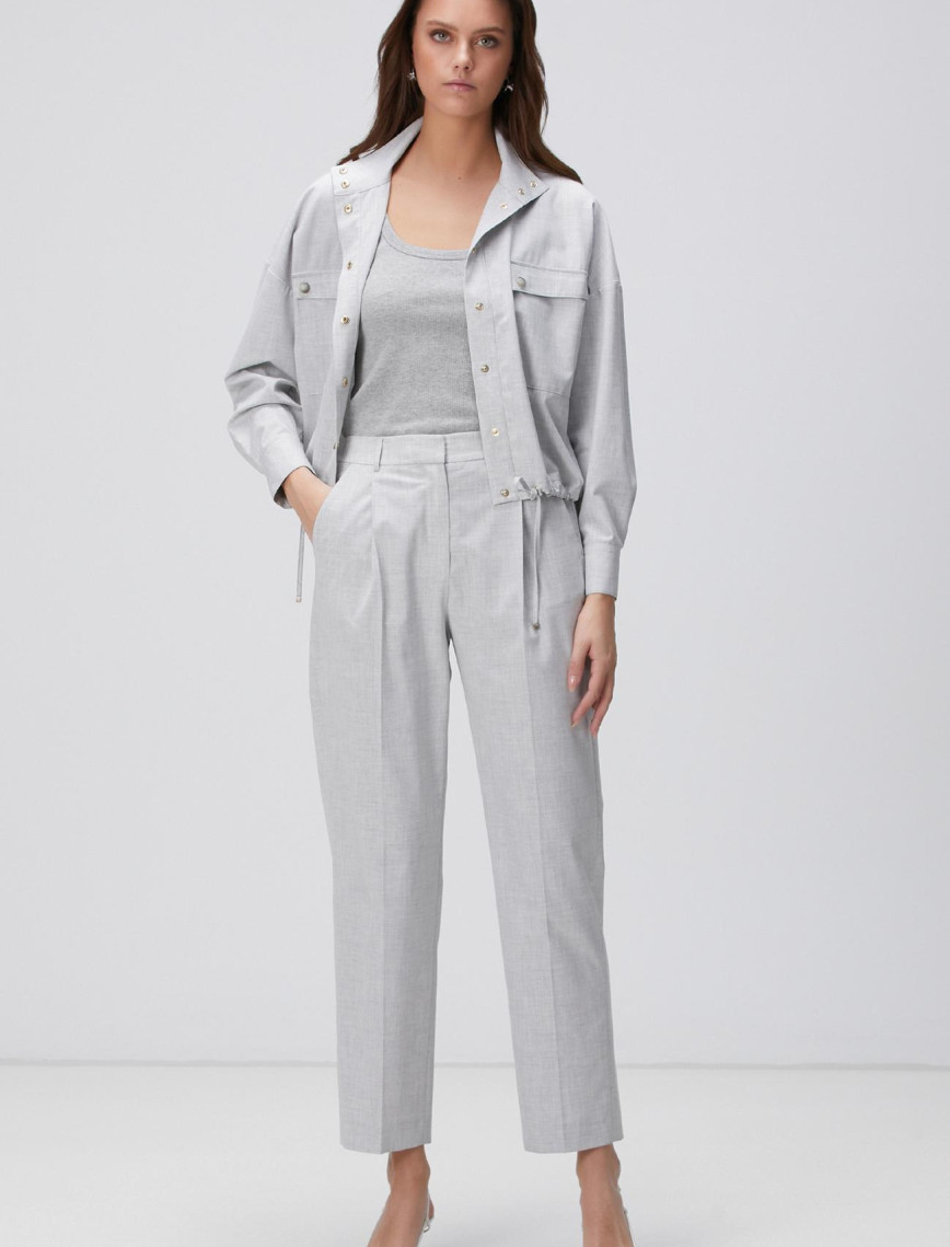 Network Kadın Açık Gri Pantolon Network Kadın Açık Gri Pantolon