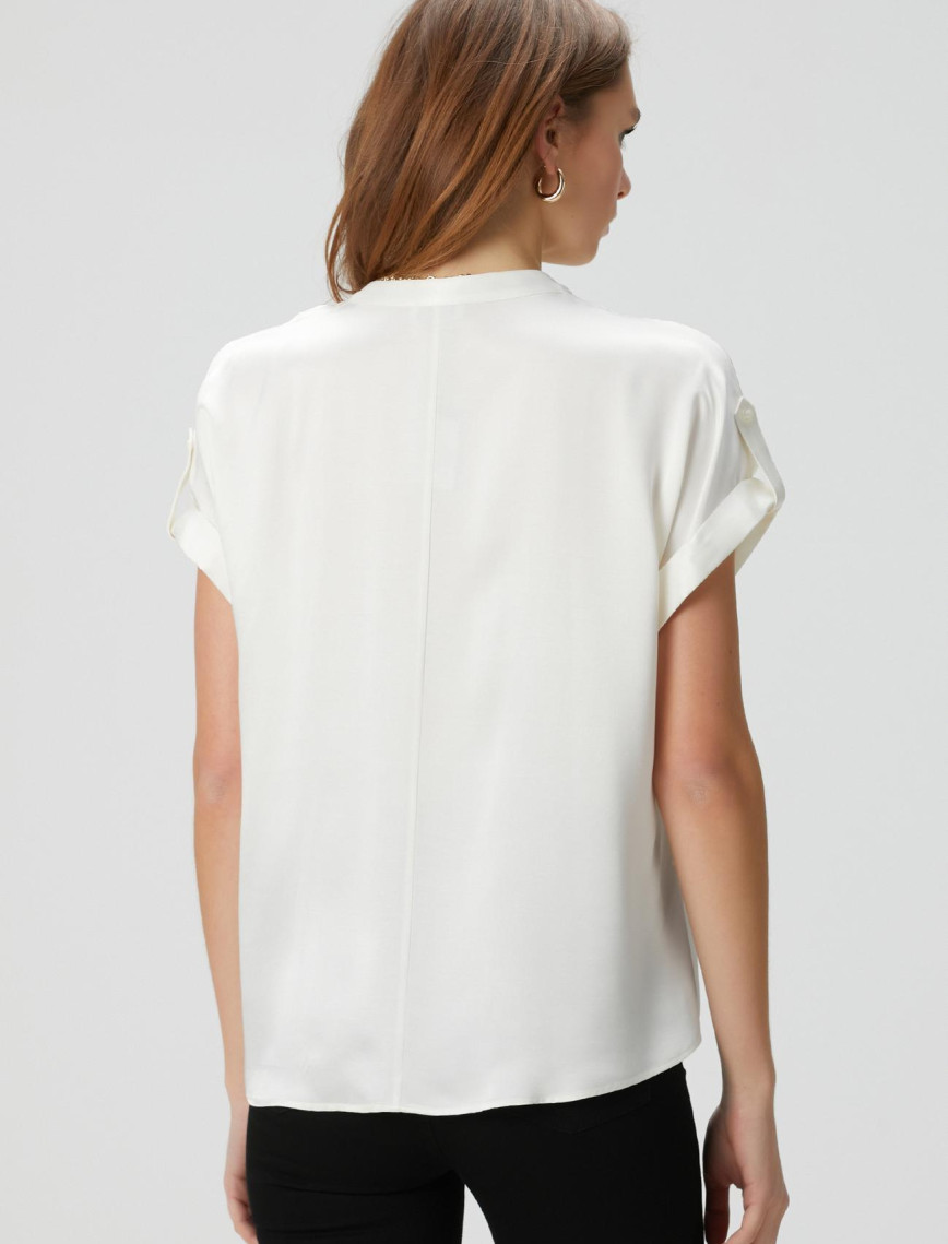 Network Kadın Kırık Beyaz Bluz Network Kadın Kırık Beyaz Bluz