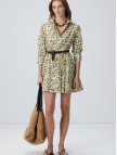Network Kadın Yeşil Leopar Desenli Elbise