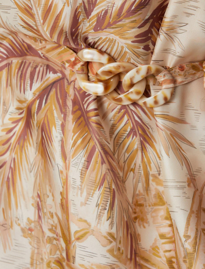 Network Kadın Limited Sarı İpek Karışımlı Elbise