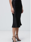 Network Kadın Siyah Saten Etek Network Kadın Siyah Saten Etek