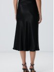 Network Kadın Siyah Saten Etek Network Kadın Siyah Saten Etek