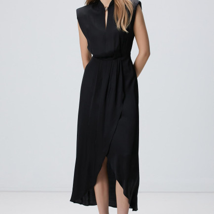 Network Kadın Siyah Midi Boy Elbise Network Kadın Siyah Midi Boy Elbise