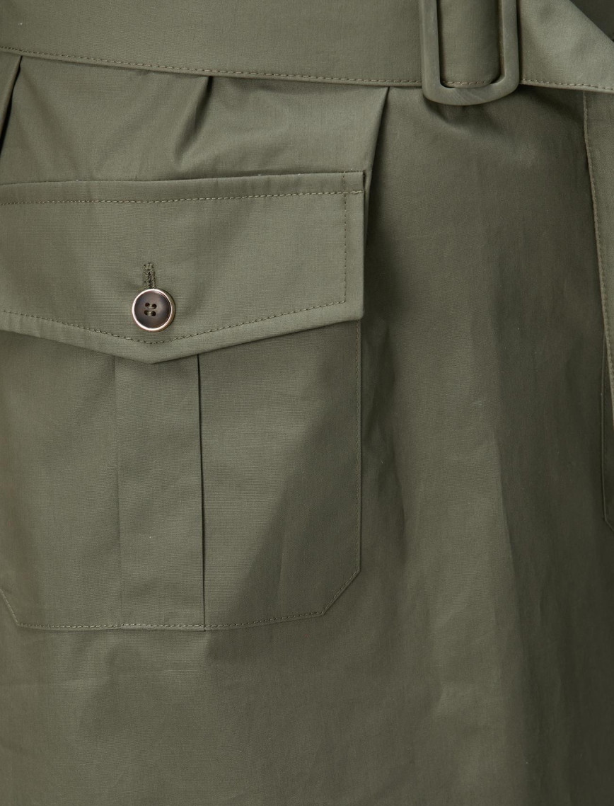 Network Kadın Haki Mini Elbise