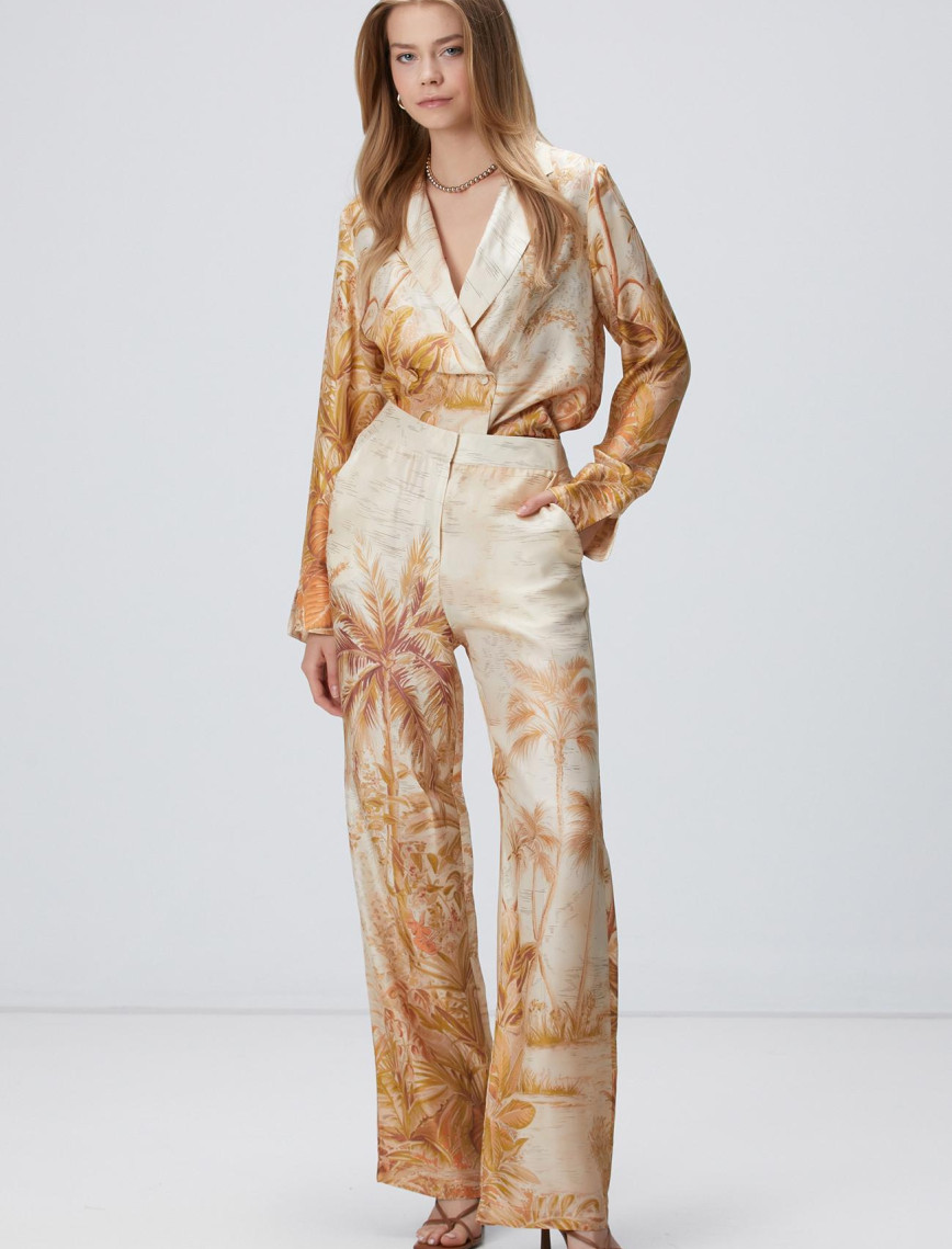 Network Kadın Limited Sarı Pantolon Network Kadın Limited Sarı Pantolon