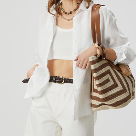 Network Kadın Beyaz Keten Gömlek Network Kadın Beyaz Keten Gömlek