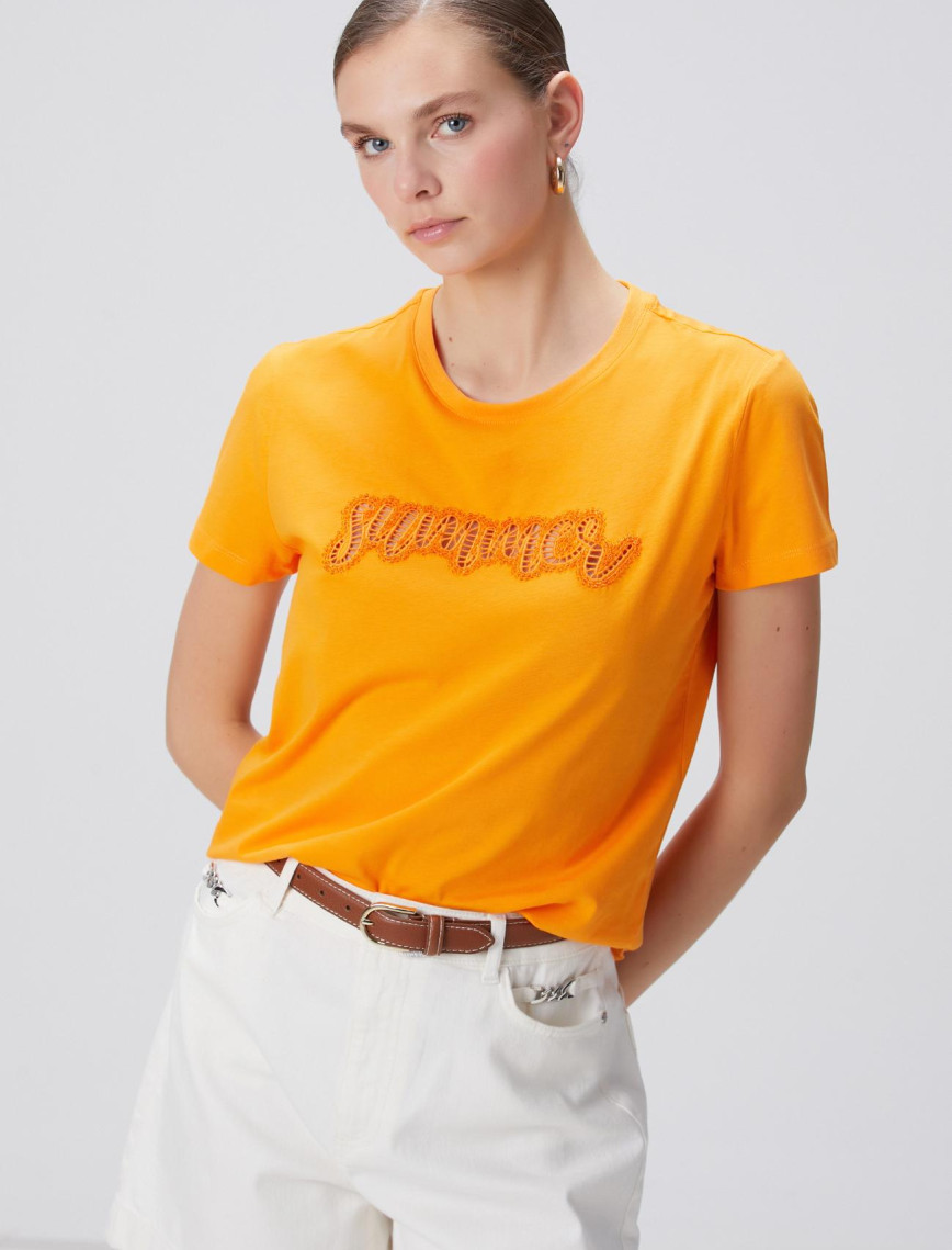 Network Kadın Turuncu T-shirt Network Kadın Turuncu T-shirt