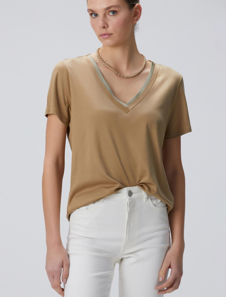 Network Kadın Limited Yağ Yeşili T-shirt Network Kadın Limited Yağ Yeşili T-shirt