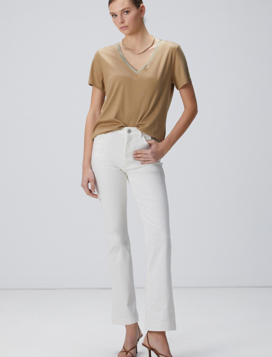 Network Kadın Limited Yağ Yeşili T-shirt Network Kadın Limited Yağ Yeşili T-shirt