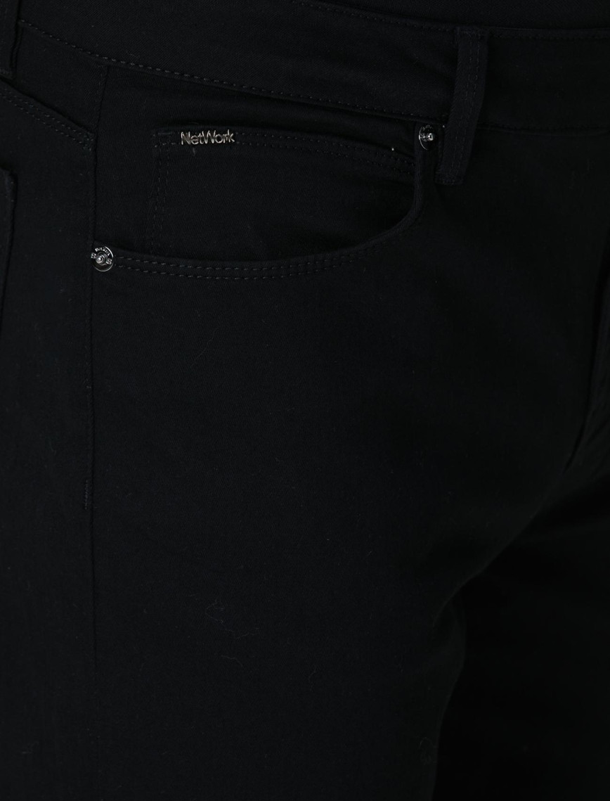 Network Erkek Siyah Non-Denim Casual Pantolon Network Erkek Siyah Non-Denim Casual Pantolon