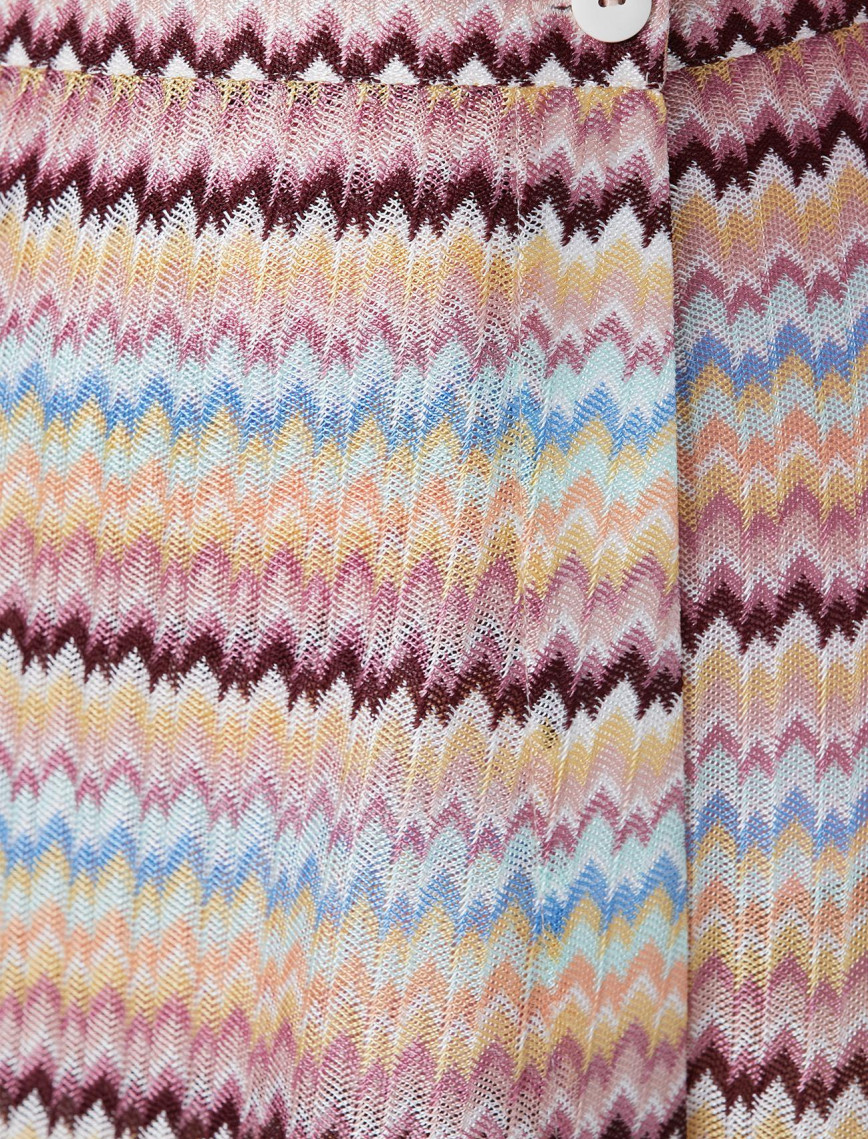 Network Kadın Sarı Pembe Mini Plaj Etek