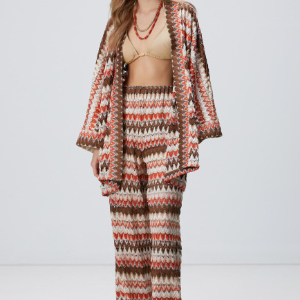 Network Kadın Kırık Beyaz Kahverengi Plaj Pantolonu Network Kadın Kırık Beyaz Kahverengi Plaj Pantolonu