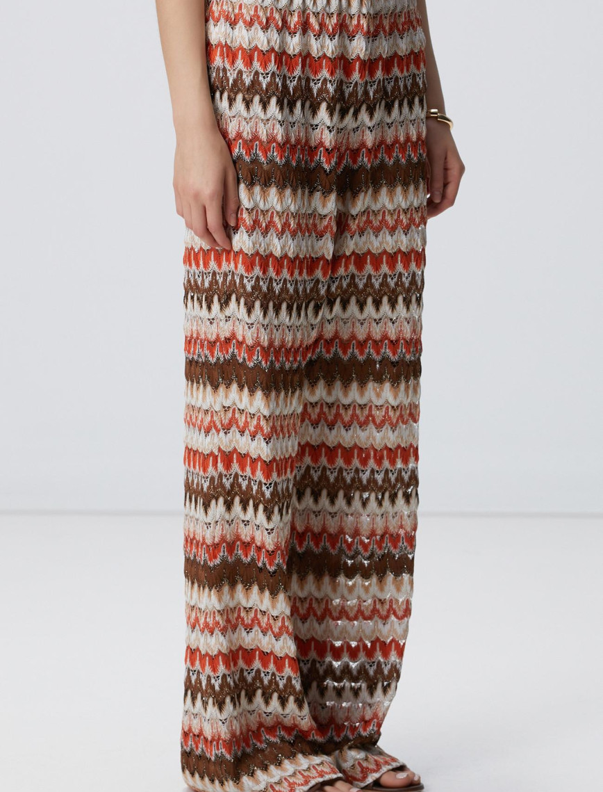 Network Kadın Kırık Beyaz Kahverengi Plaj Pantolonu Network Kadın Kırık Beyaz Kahverengi Plaj Pantolonu