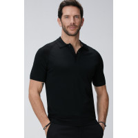 Network Erkek N-Tech Siyah Polo Yaka Kazak