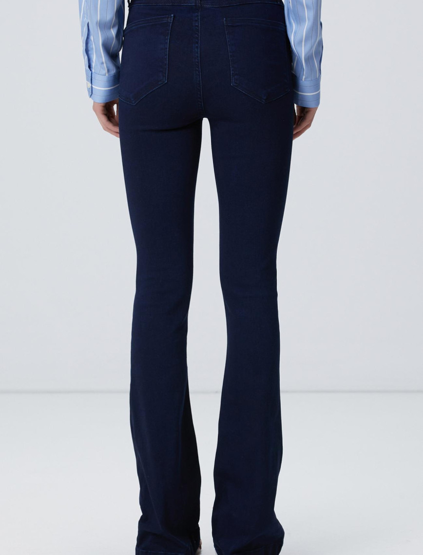 Network Kadın Koyu Lacivert Denim Pantolon Network Kadın Koyu Lacivert Denim Pantolon