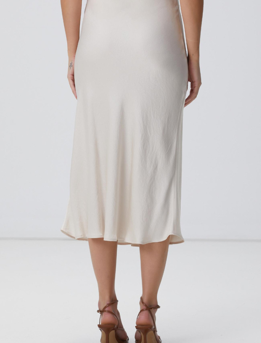 Network Kadın Açık Bej Maksi Etek Network Kadın Açık Bej Maksi Etek