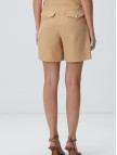 Network Kadın LimitedAçık Bej Keten Karışımlı Şort Network Kadın LimitedAçık Bej Keten Karışımlı Şort